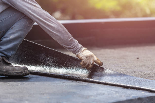 Professional Waterproofing technician working in Clarksburg, MD